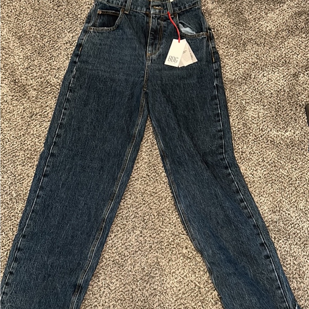 BDG urban outfitters jeans adjustable drawstring waist  relaxed baggy 24W 32L